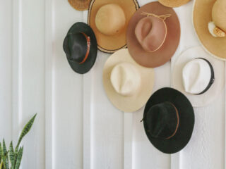 easy hat gallery wall