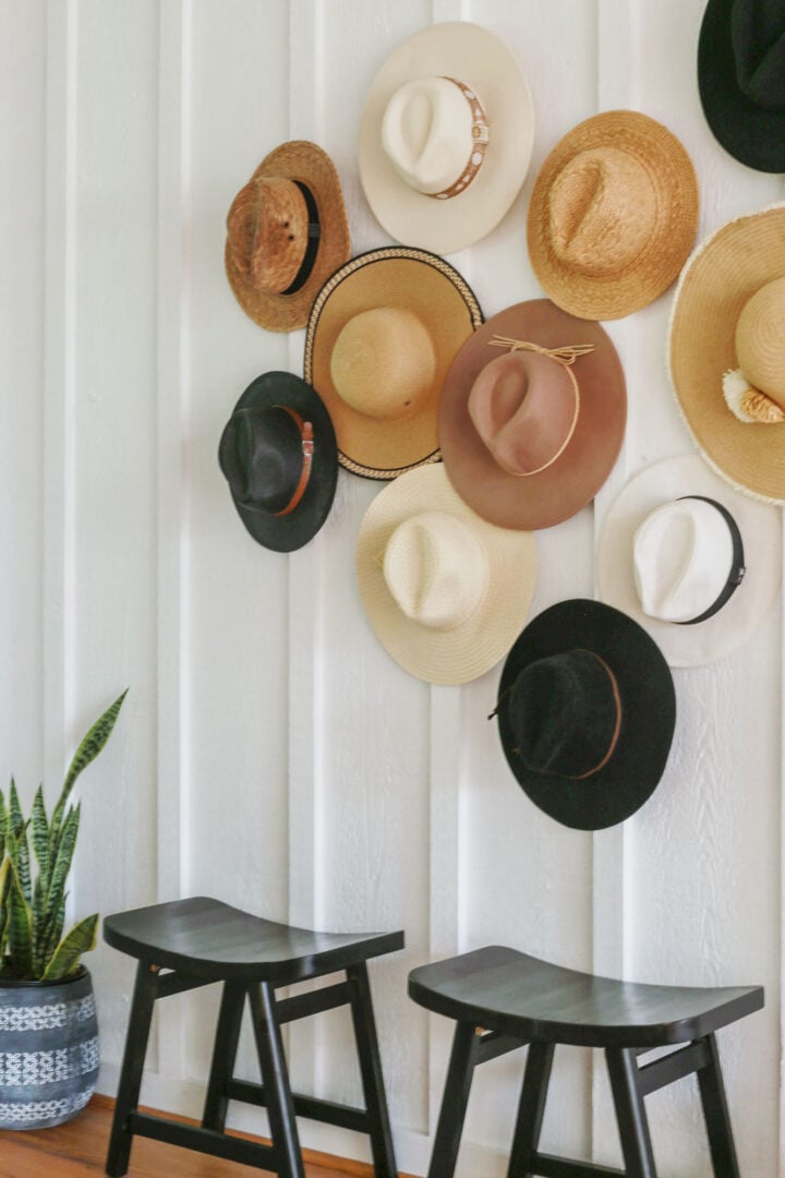 How To Hang a Hat Gallery Wall The Easy Way - DIY Tutorial