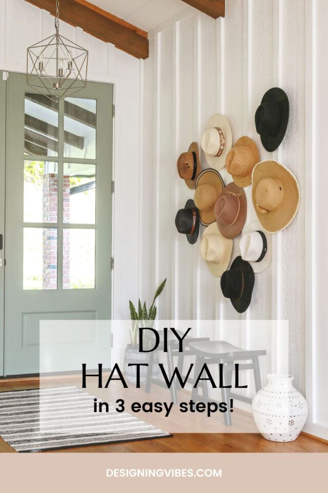 How To Hang a Hat Gallery Wall The Easy Way DIY Tutorial