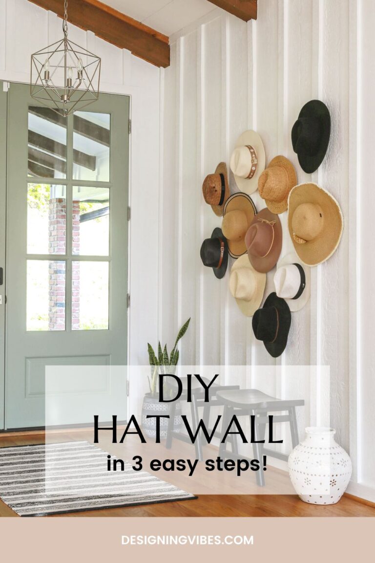 How To Hang a Hat Gallery Wall The Easy Way DIY Tutorial