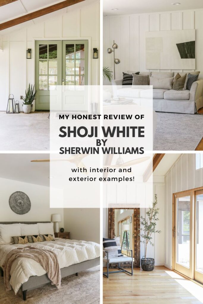 Shoji White review on interior and exterior of house. 
