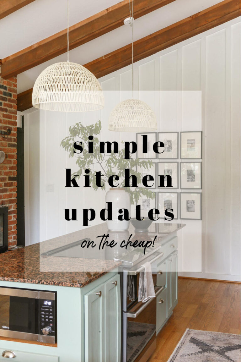 Budget Friendly Updates in Our Kitchen Boho Modern Decor Ideas