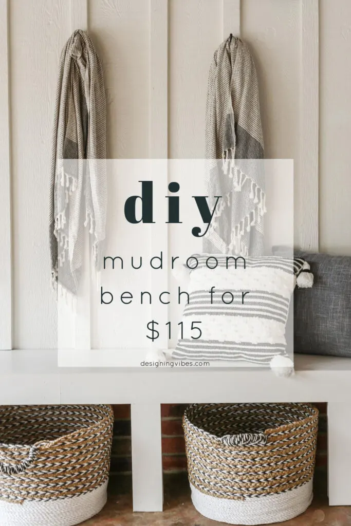 easy bench seat diy for mudroom