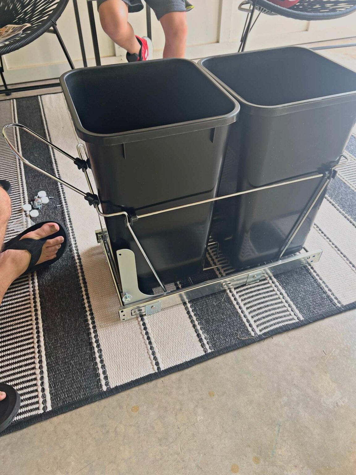 How to Build a Trash Can with Pull Out Drawer The Easy way