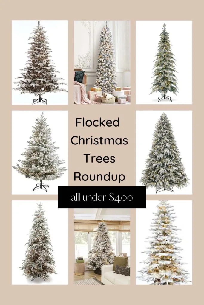 the best artificial flocked christmas trees of 2022 on a budget
