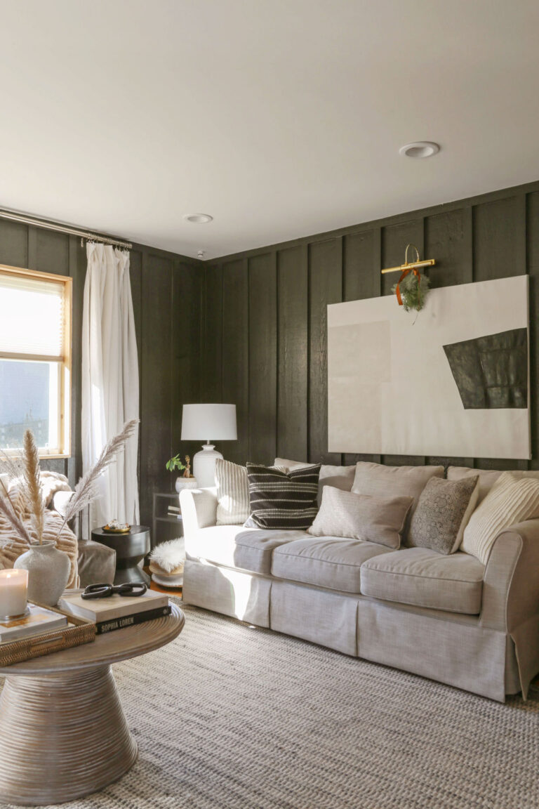 A Rustic Modern Christmas Home Tour - Moody Holiday Decor Inspo
