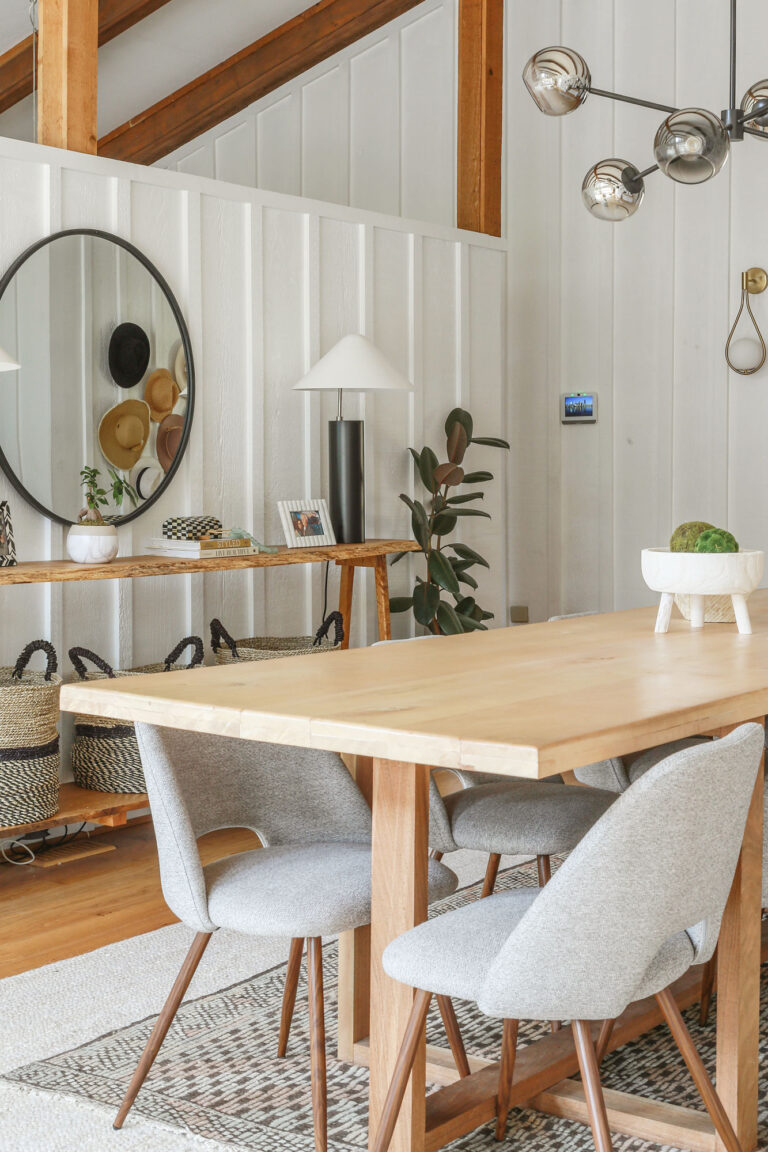 Earthy Modern Dining Room Reveal Transformation