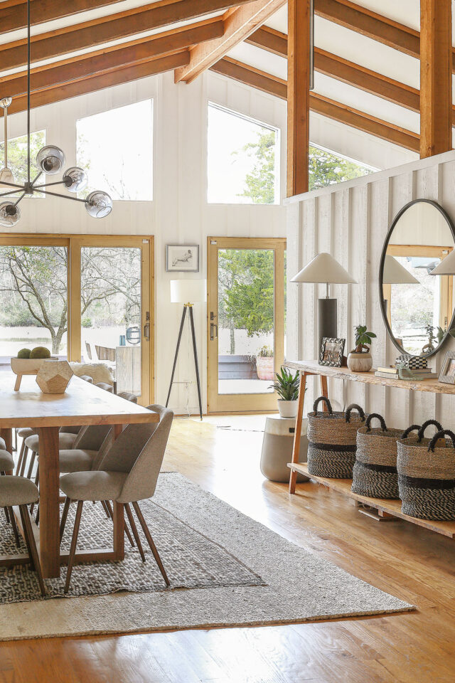 Earthy Modern Dining Room Reveal Transformation