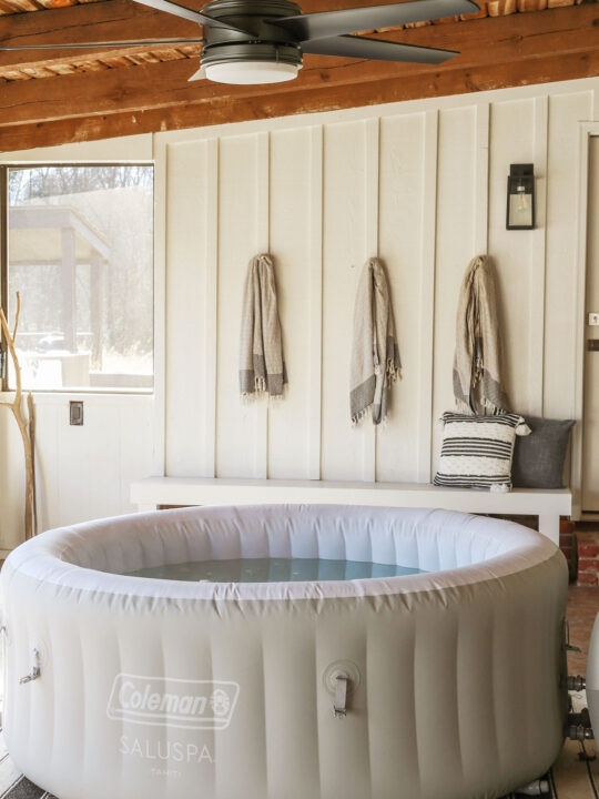 best inflatable hot tub for winter