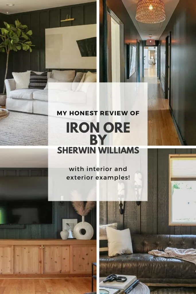 dark neutral paint colors by Sherwin Williams Iron Ore