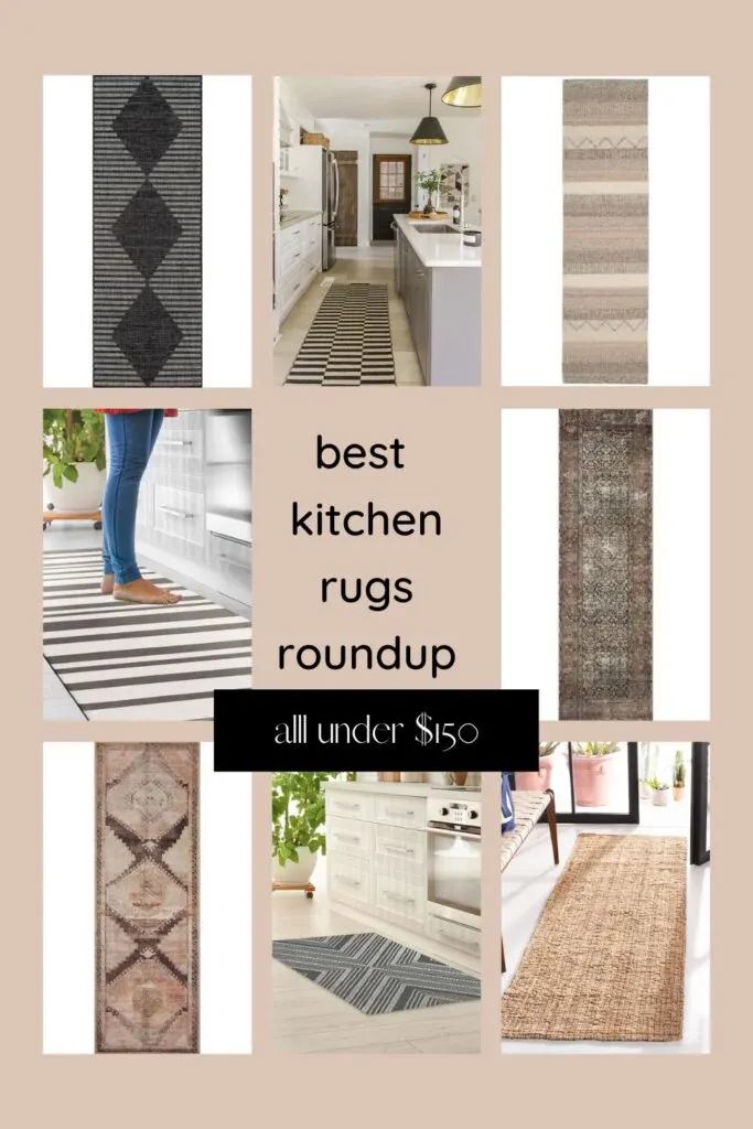 the best and most stylish washable kitchen rugs