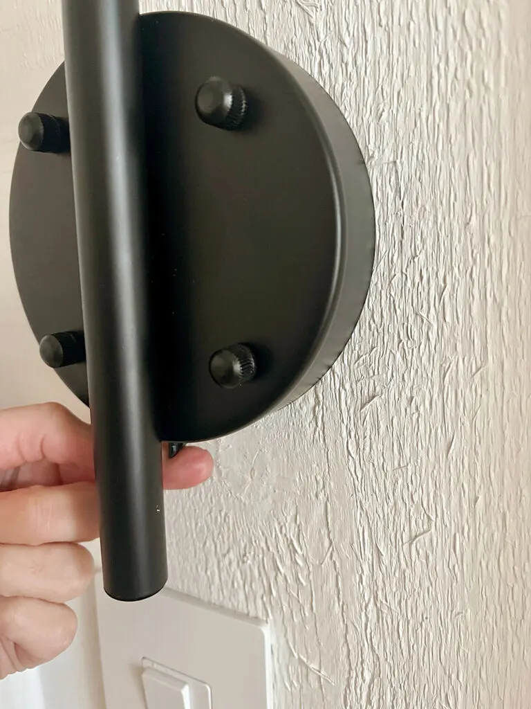 how to make a hardwired wall sconce light wireless