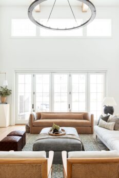 What is the best wall color for a living room with brown furniture?