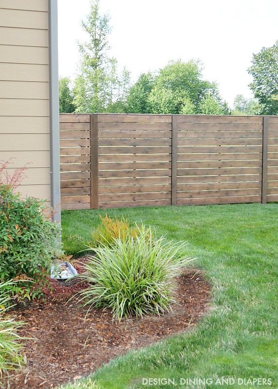 brown stain colors for backyard fence