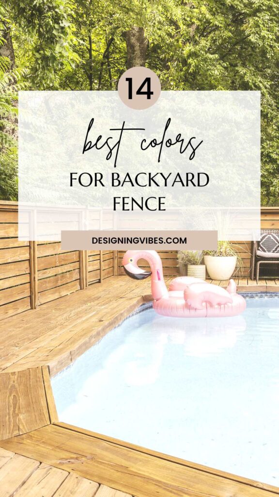 fence paint and stain color ideas modern