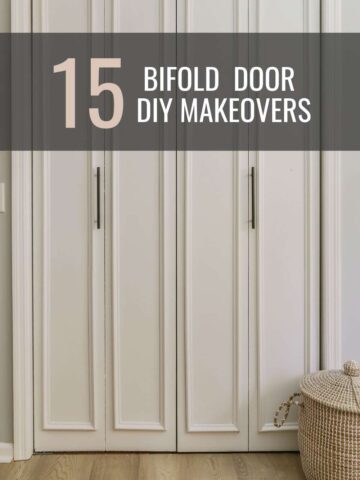 15 DIY Bifold Door Makeover Ideas on a Budget