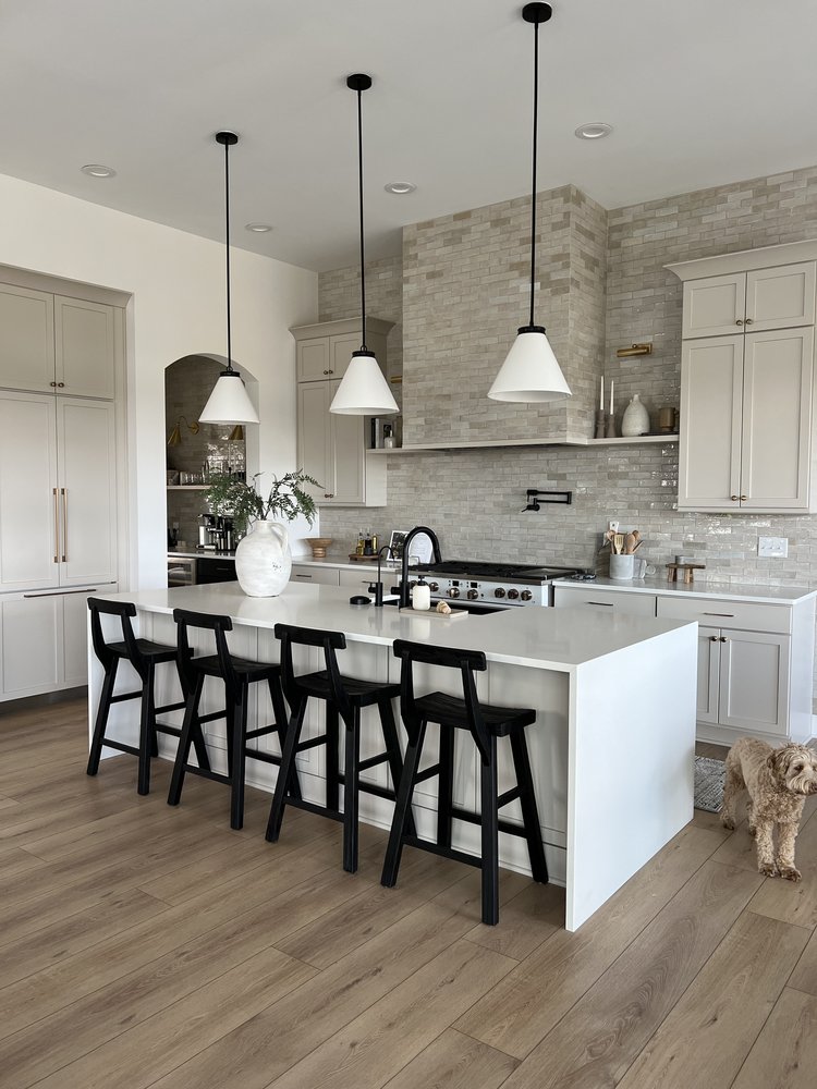 best sherwin williams white paint colors for kitchen cabinets. Example of Accessible Beige by SW. 