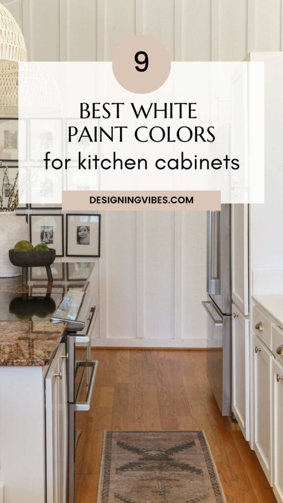 the best white paint colors to use on your kitchen cabinets