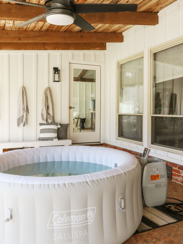 How To Care for an Inflatable Hot Tub