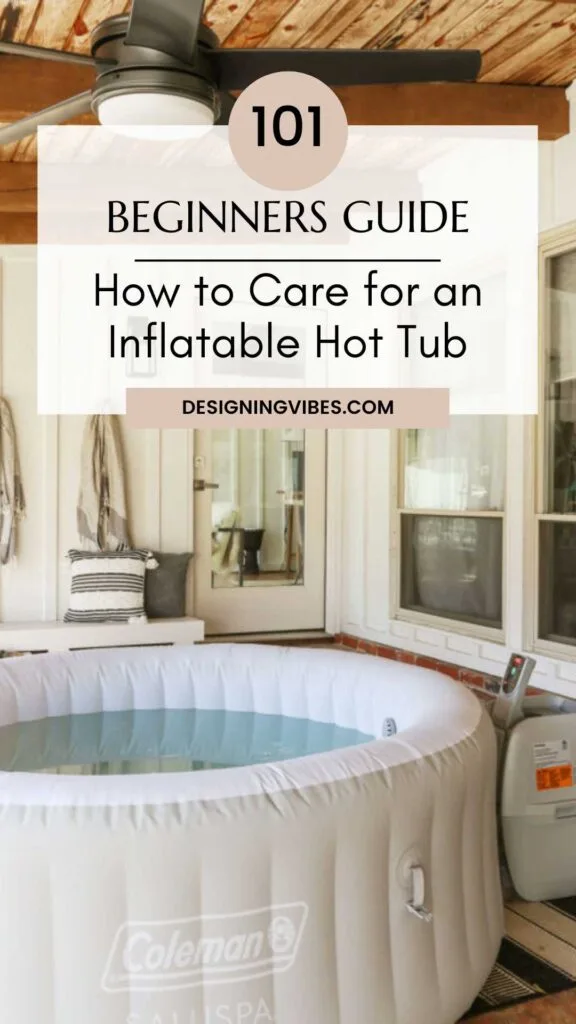 how to properly clean an inflatable hot tub