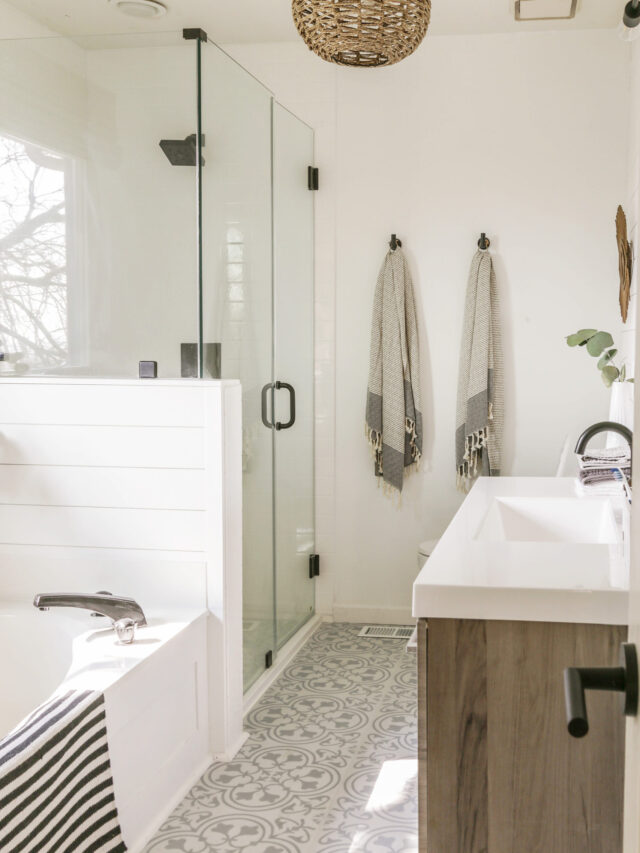 Cheap & Easy DIY Bathroom Flooring Ideas