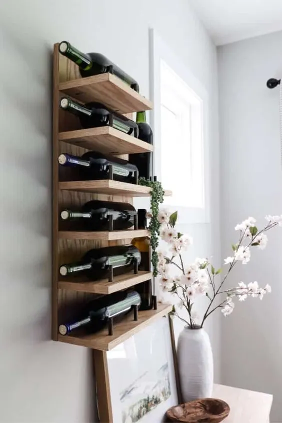 affordable diy bar shelf ideas for wine