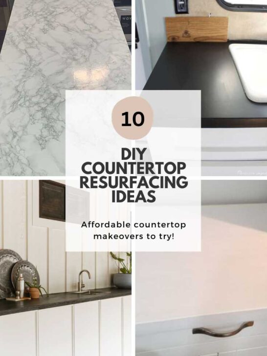 diy resurfacing kitchen counter ideas