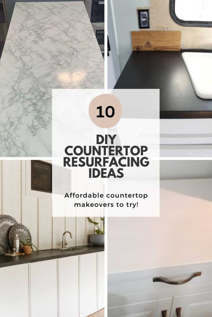 View of 10 Best DIY Kitchen Countertops Resurfacing Ideas