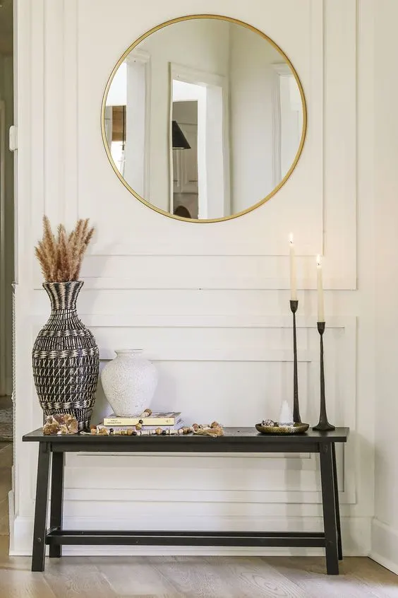 chic and neutral fall home decorating