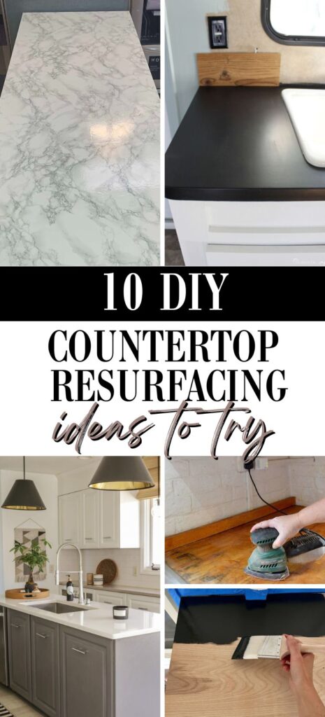 diy kitchen counters resurfacing ideas on a budget