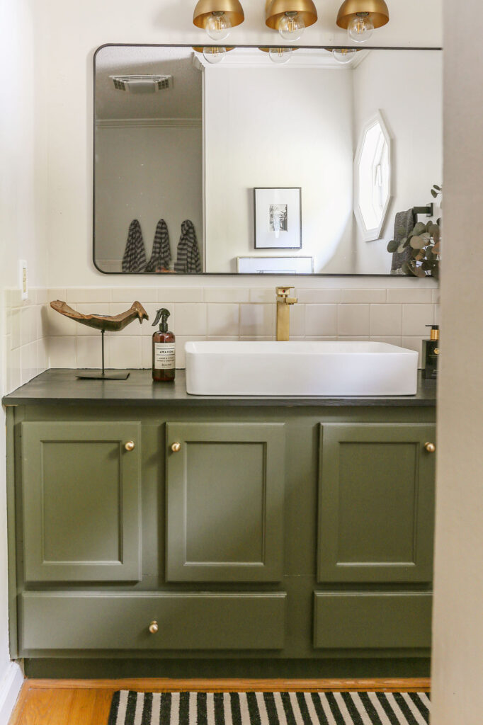 easy diy bathroom cabinets painting guide