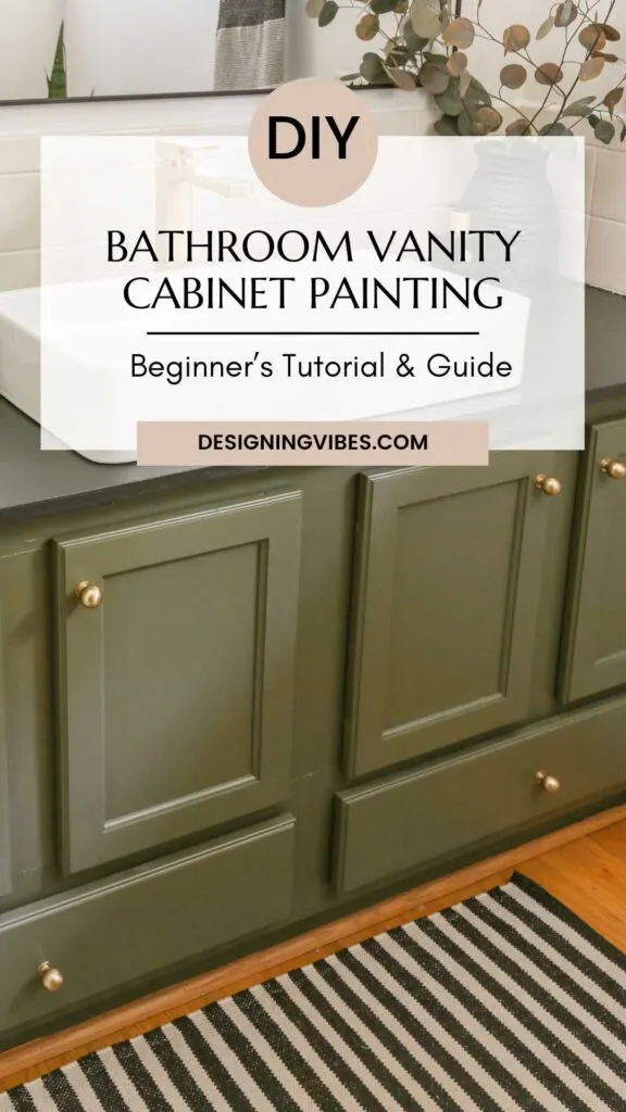 the fastest way to paint bathroom cabinets on vanity