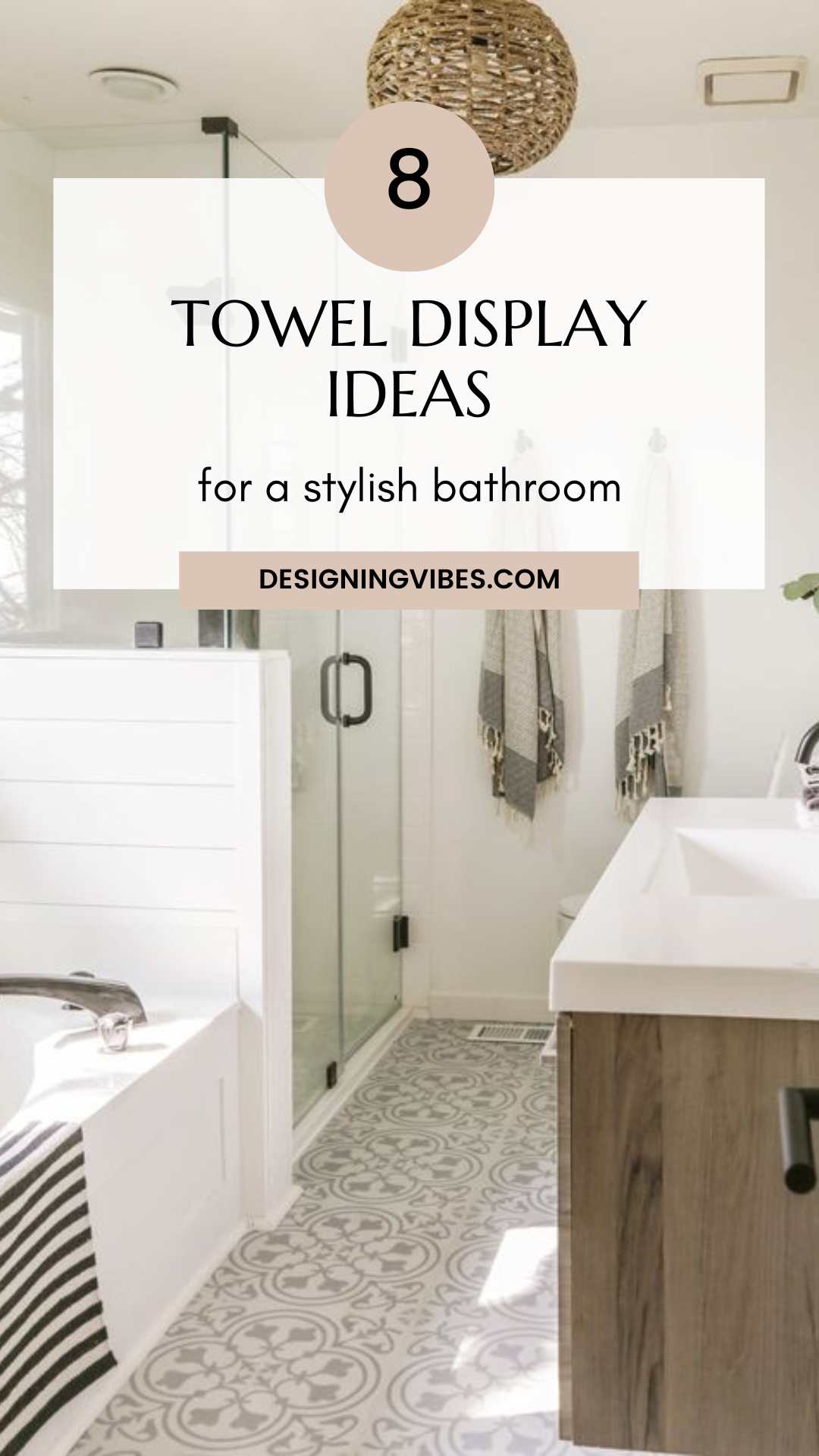 Powder Room Monogrammed Hand Towels Design Ideas