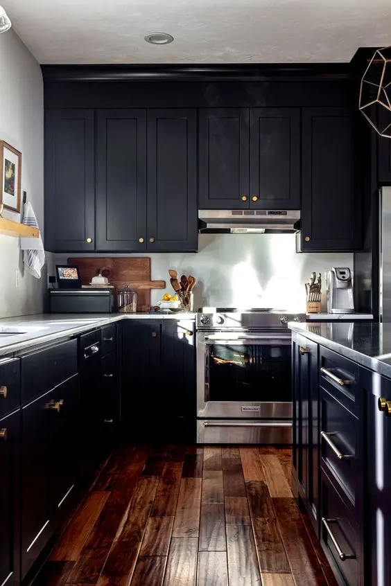 best black paint colors for cabinets in a kitchen ideas