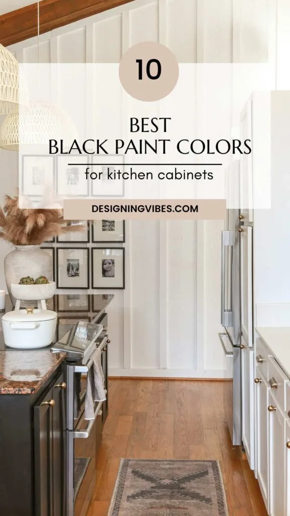 most beautiful paint colors for a kitchen with black cabinets