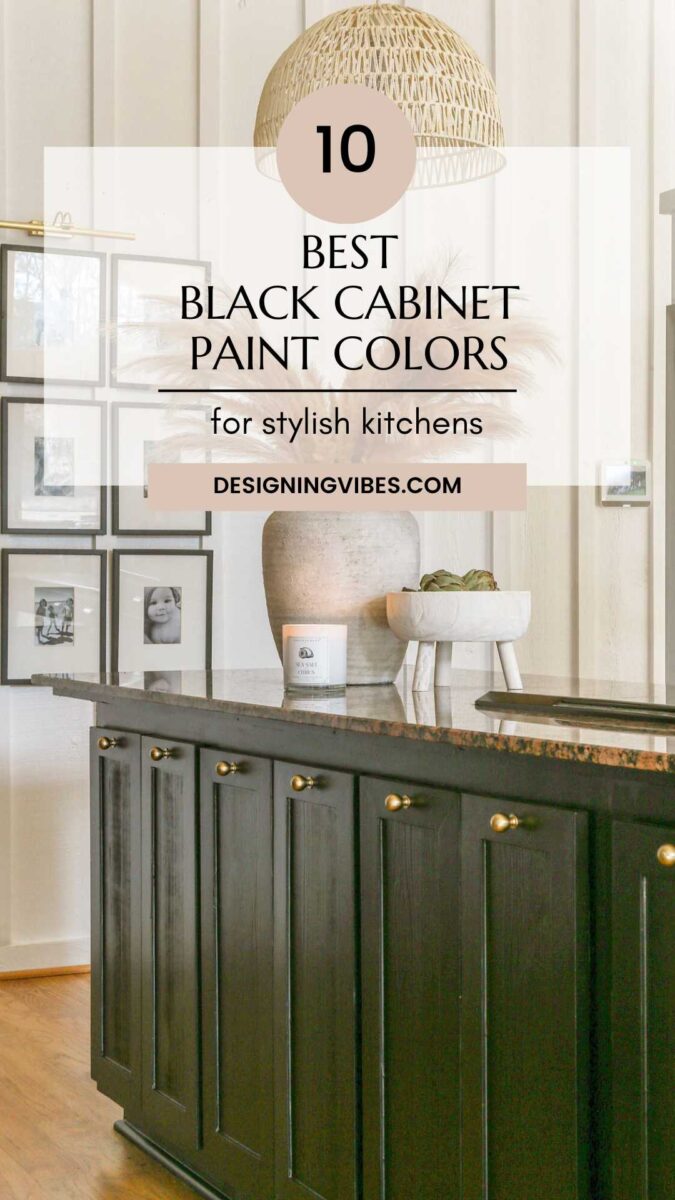 The 10 Best Black Paint Colors for Kitchen Cabinets