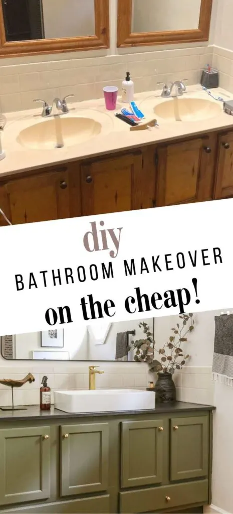 diy hack ideas for a cheap bathroom makeover