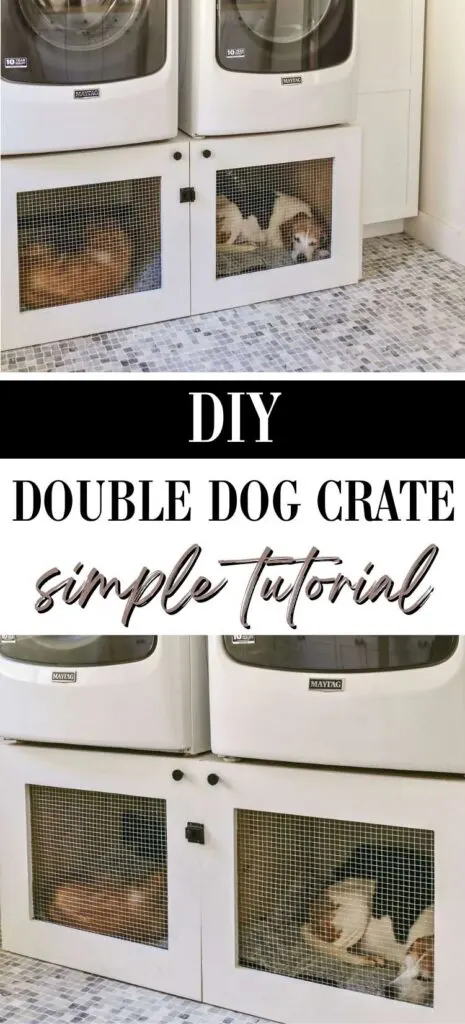 easy tutorial to build a diy dog crate 