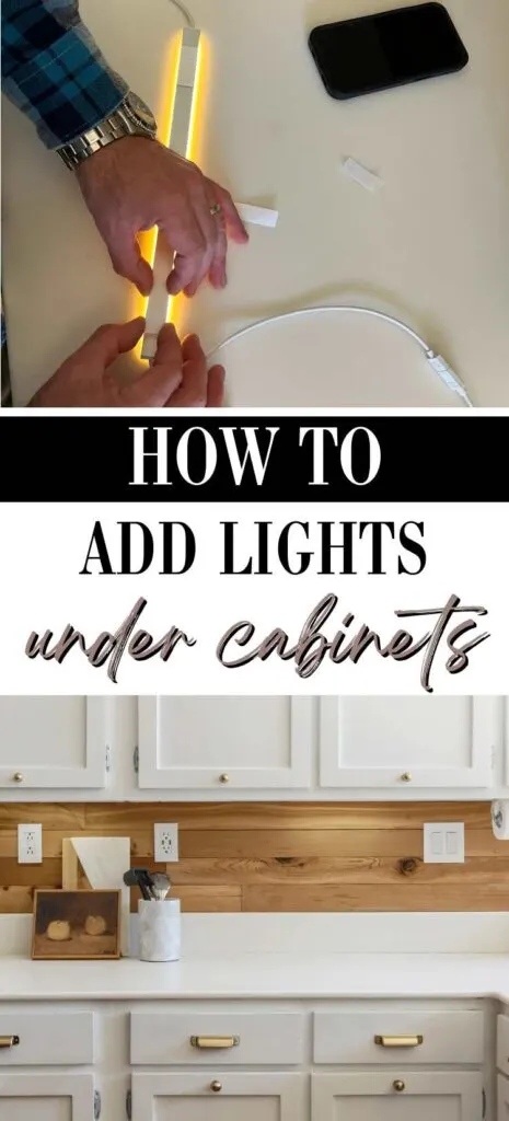 easy way to add lights under kitchen cabinets diy tutorial