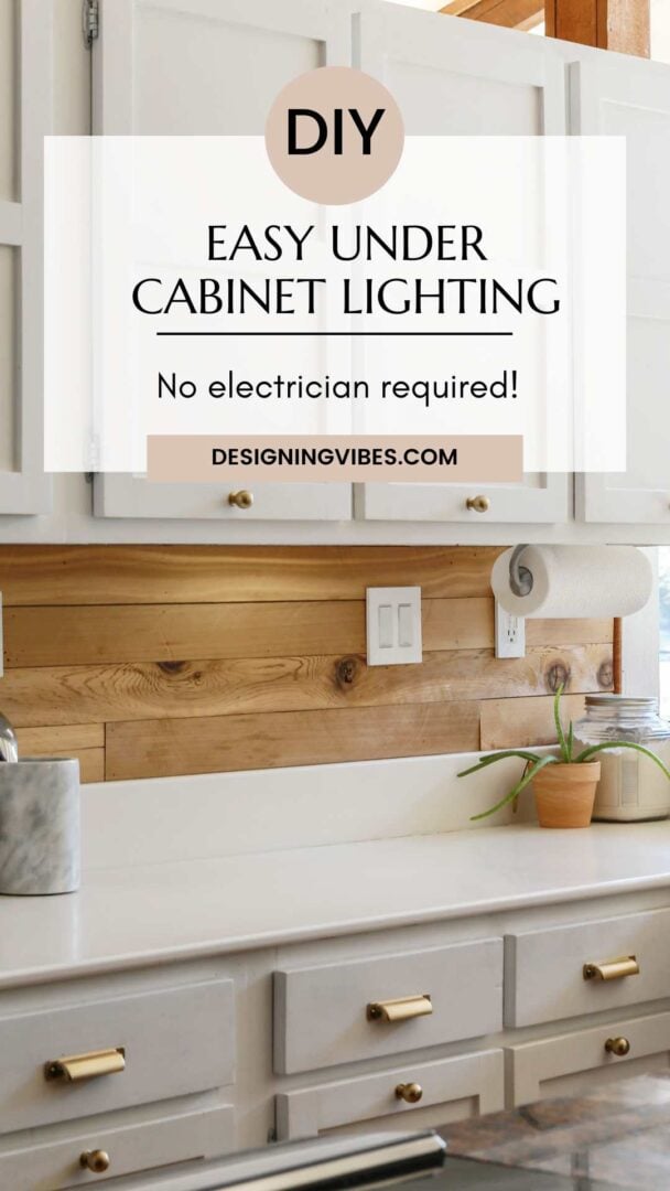 The Easiest Way to Add Lights Under Kitchen Cabinets