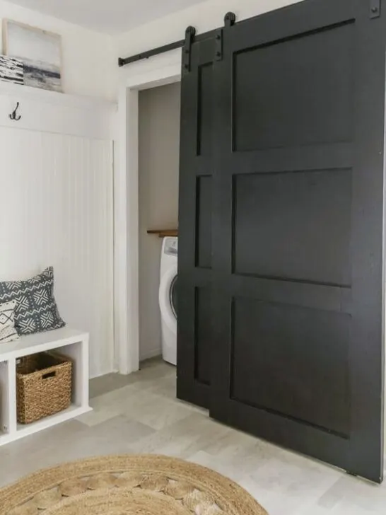 easy ways to make barn doors for a closet