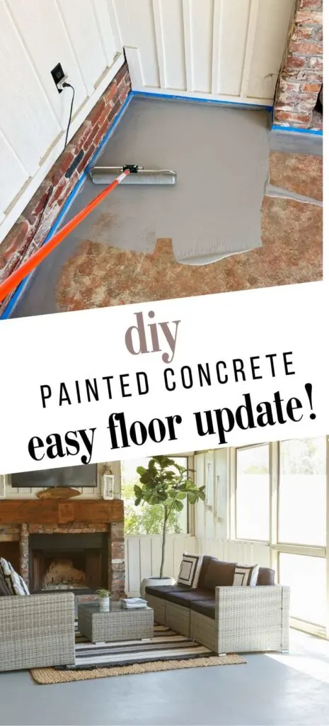 how to paint concrete floors on porch easy tutorial