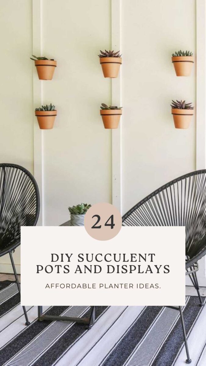 24 Easy and Creative DIY Succulent Planter Ideas