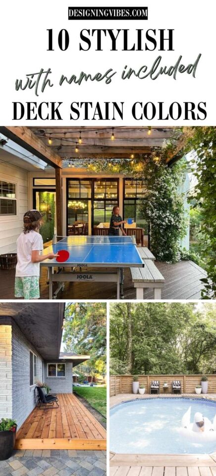 10 Stylish Deck Stain Color Ideas and How to Use Them