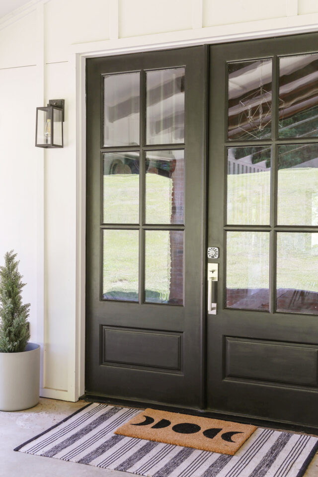 Easy DIY Painted Front Door Tutorial: No Removal Required!