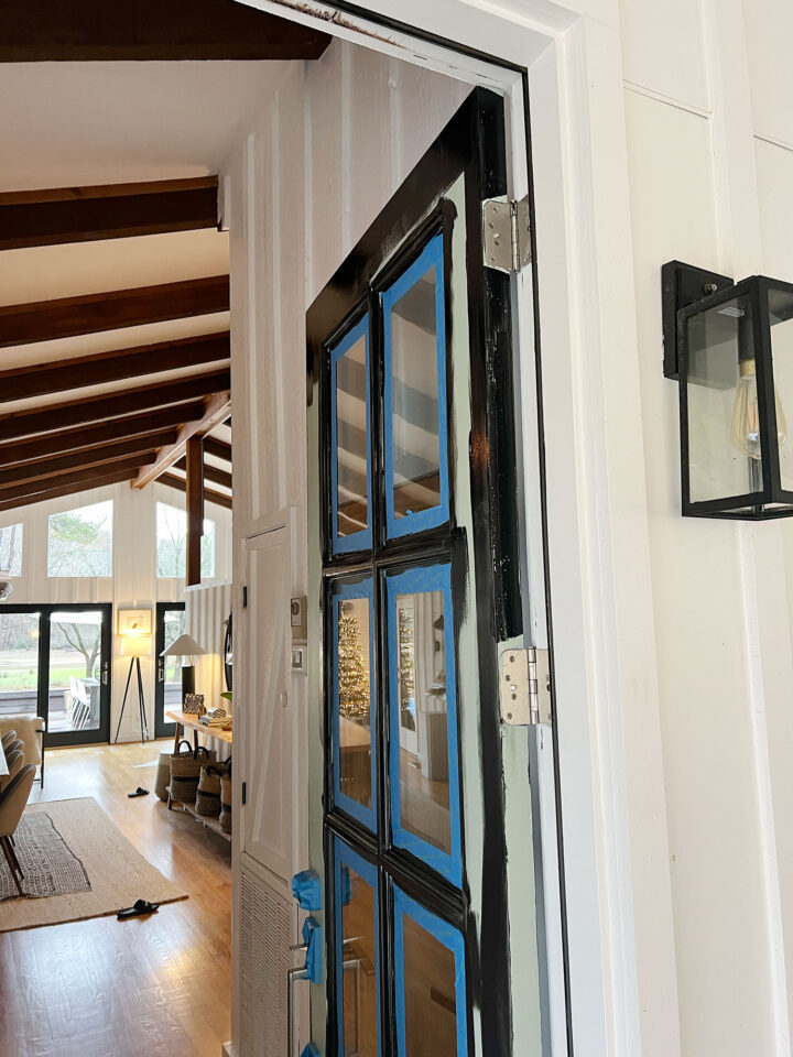 Easy DIY Painted Front Door Tutorial: No Removal Required!