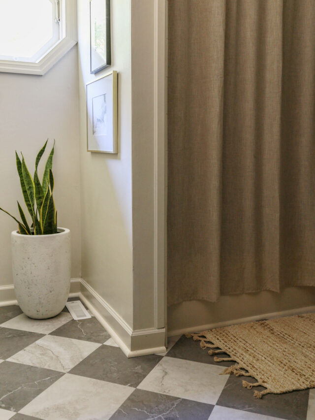 How To Install Vinyl Peel and Stick Tiles on Bathroom Floors