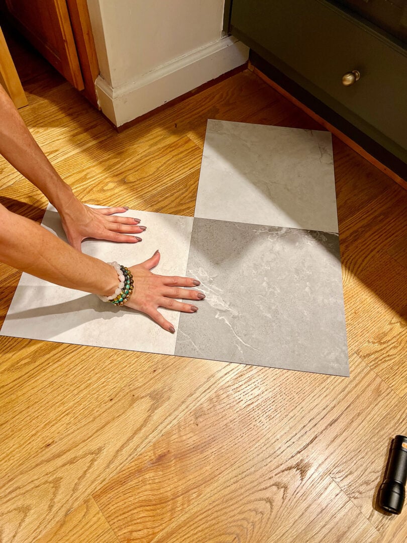 An Honest Review of My Peel and Stick Floor Tiles – One Year Later