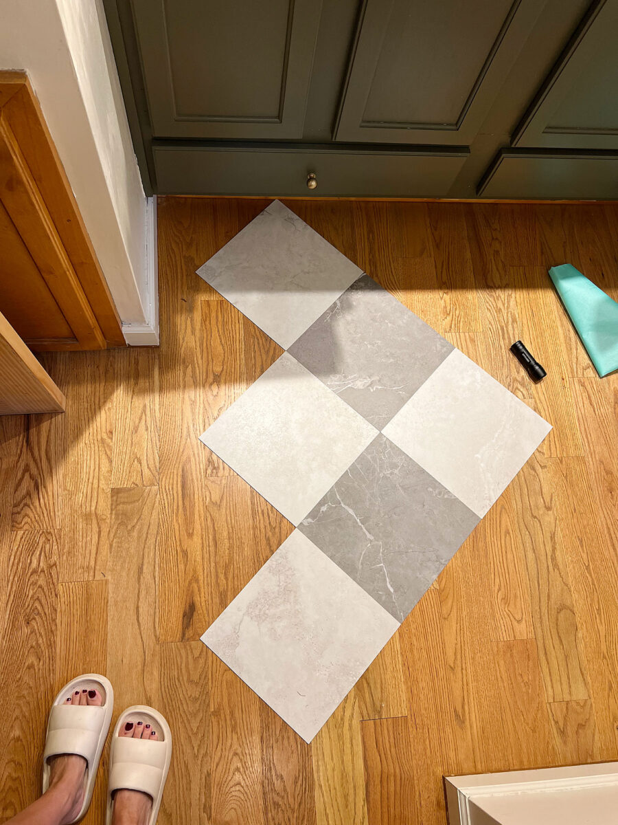 How To Install Vinyl Peel and Stick Tiles on Bathroom Floors