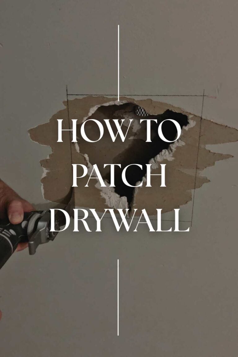 patching a large hole in drywall